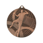 Medal do piłki ręcznej MMC39050/B - brązowy, 50 mm