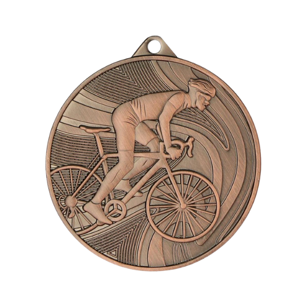 Medal kolarski MMC38050/B - brązowy, 50 mm