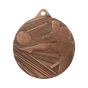Medal ME001/B 50 mm - piłka nożna, brązowy