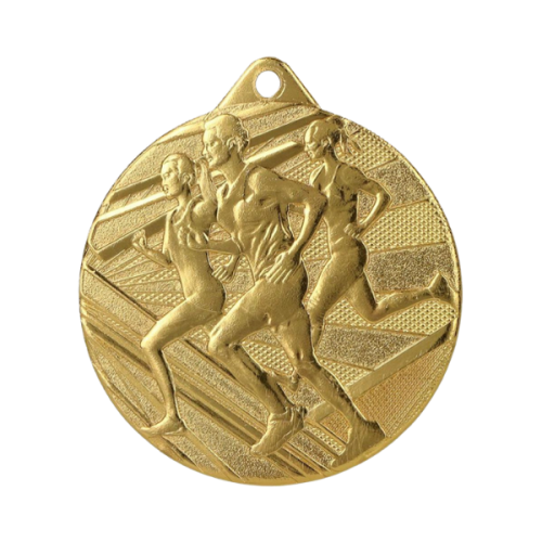 Medal ME004/G 50 mm - biegi, złoty