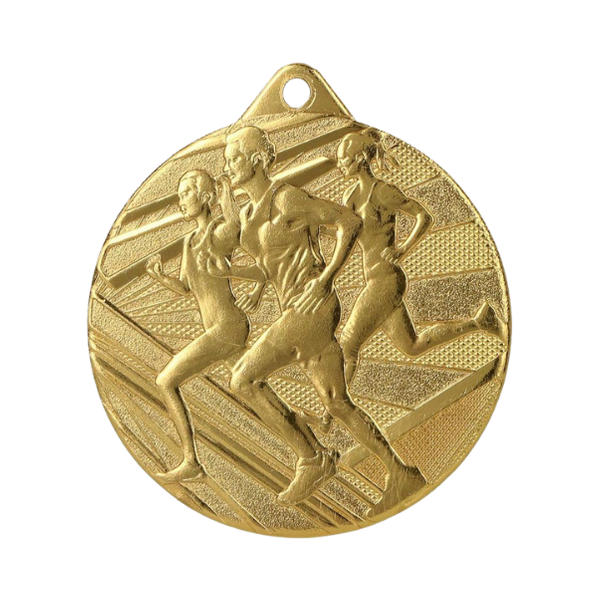 Medal ME004/G 50 mm - biegi, złoty