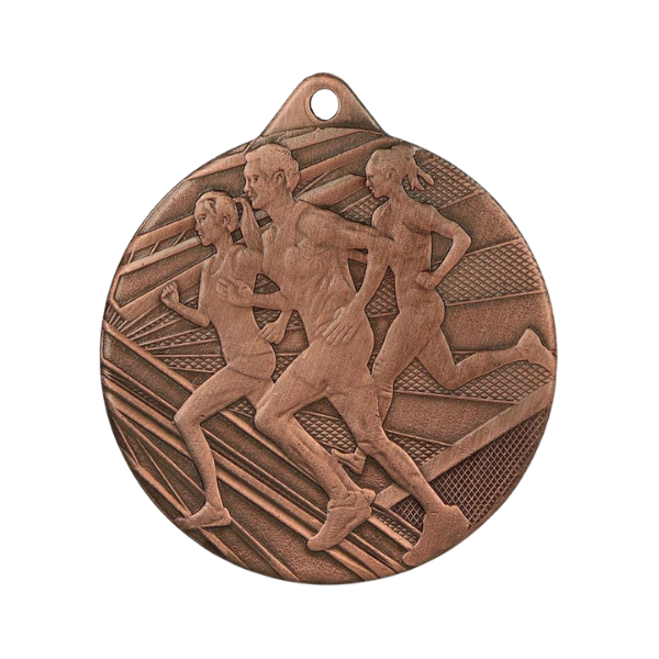 Medal ME004/B 50 mm - biegi, brązowy