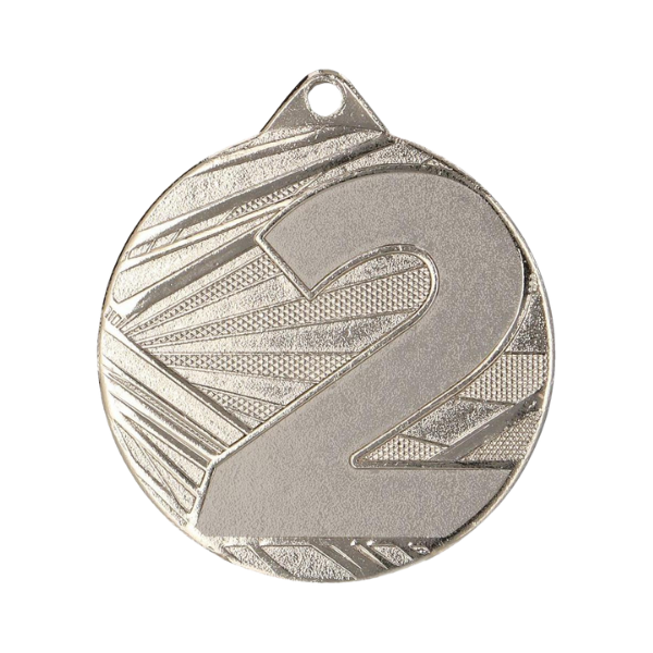 Medal ME005/S 50 mm - srebrny, 2 miejsce