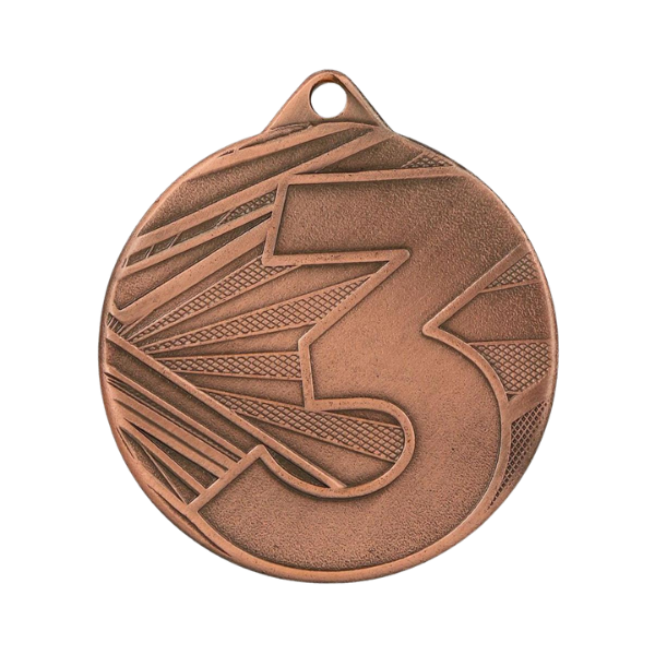 Medal ME005/B 50 mm - brązowy, 3 miejsce