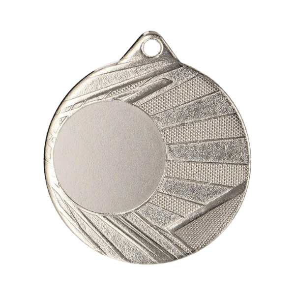 Medal ME006/S 50 mm - srebrny, miejsce na krążek 25 mm