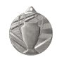 Medal ME007/S 50 mm - srebrny, motyw pucharu