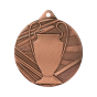 Medal ME007/B 50 mm - brązowy, motyw pucharu