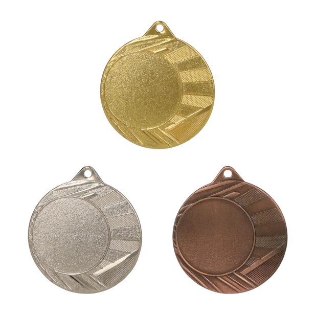 Medale ME0040 40 mm - złoty, srebrny i brązowy