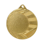 Medal ME0040/G 40 mm - złoty, miejsce na krążek 25 mm