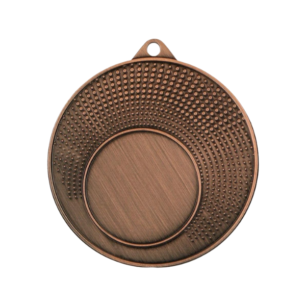 Medal MMC1140/B 40 mm - brązowy, miejsce na krążek 25 mm