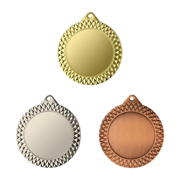 Medale MMC1270 70 mm - złoty, srebrny i brązowy