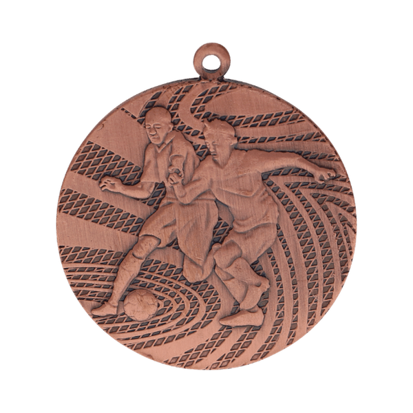 Medal piłkarski MMC1340/B 40 mm - brązowy