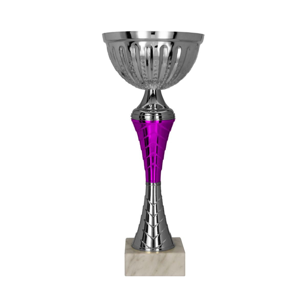 Puchar 9273 - srebrny z fioletowym elementem