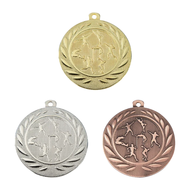 Medale DI5000.K lekkoatletyka - złoty, srebrny i brązowy
