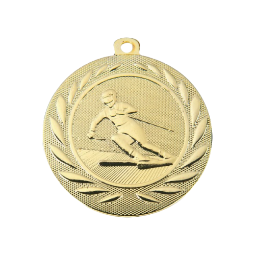 Medal DI5000.Q narciarstwo - złoty