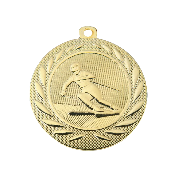 Medal DI5000.Q narciarstwo - złoty