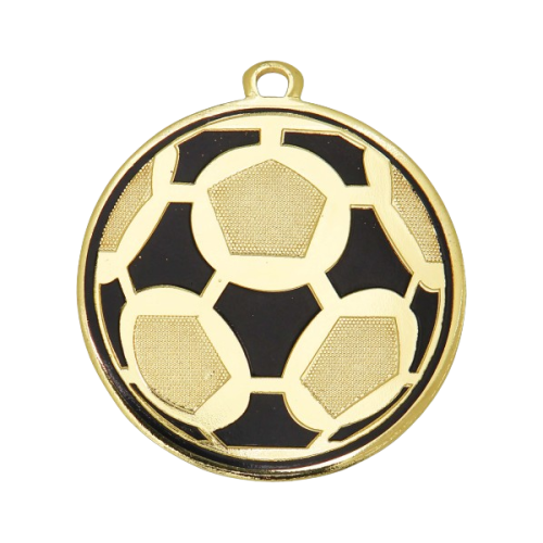 Medal DI5009 złoty - piłka nożna 50 mm
