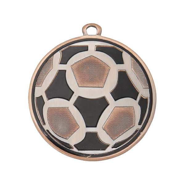 Medal DI5009 brązowy - piłka nożna 50 mm