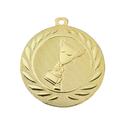 Medal DI5000.A złoty - motyw pucharu 50 mm