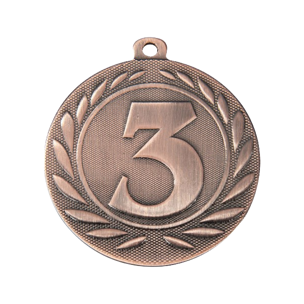 Medal DI5000.F.03 brązowy - trzecie miejsce 50 mm