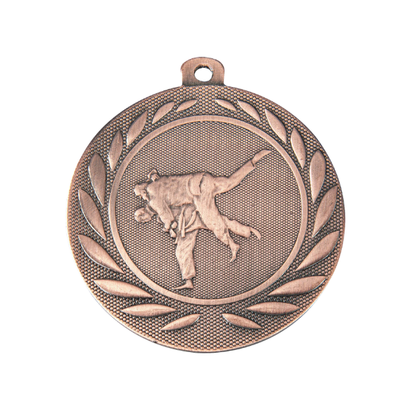 Medal DI5000.I brązowy - judo 50 mm
