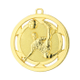 Medal D4A piłka nożna 50 mm - złoty
