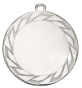 Medal srebrny DI7008.02 – okrągły medal z ozdobnym wieńcem laurowym wokół obrzeża, wykonany z metalu. Miejsce na emblemat z przodu oraz pole na grawer z tyłu. Idealny na drugie miejsce, zawody sportowe i uroczystości.