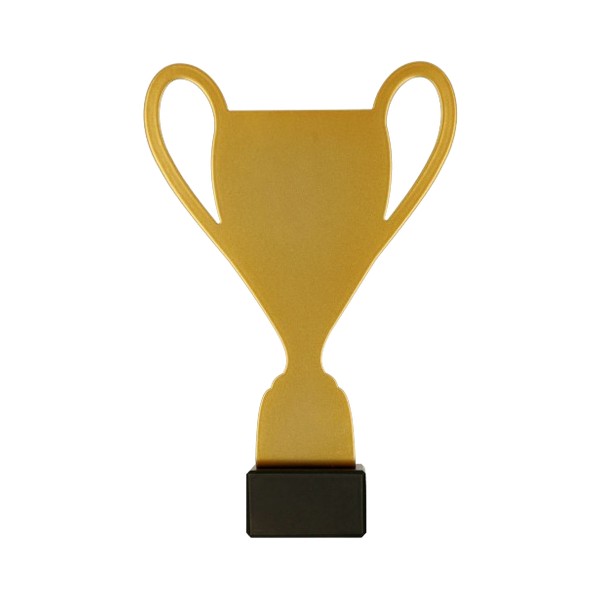 Statuetka metalowa ML-CUP Puchar - złota, 21 cm