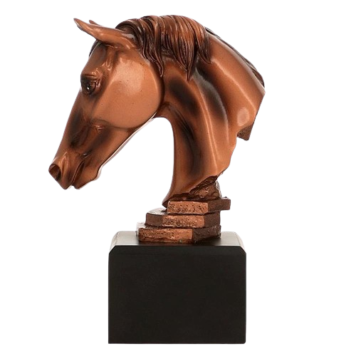 Statuetka RFST2060 Jeździectwo – elegancka figurka dla miłośników koni i jeździectwa. Idealna nagroda na zawody jeździeckie, konkursy hippiczne i wydarzenia związane z hodowlą koni. Dekoracyjna statuetka z miejscem na tabliczkę z grawerem.